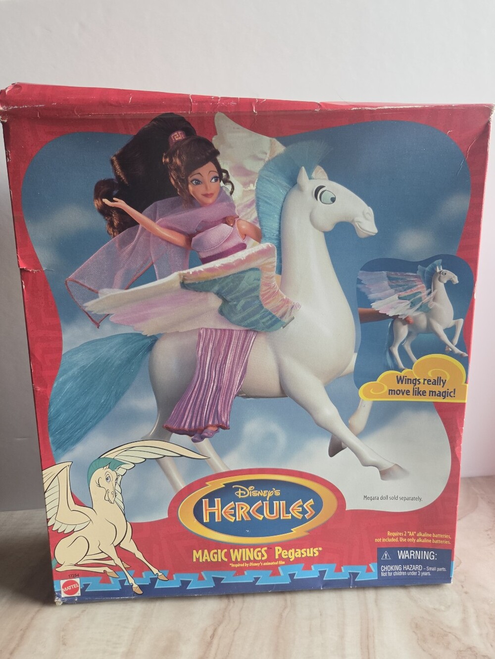 Hercules Magic Wings Pegasus With Box Mattel Disney 1997